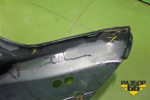 Юбка переднего бампера (после 2008г хэтчбек) (71102SMGZZ00) для Honda Civic 5D с 2006-2012г (Цивик)