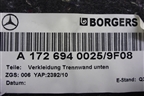 Обшивка крышки багажника (A1726940025) для Mercedes Benz SLK R172 с 2010-2016г (СЛК)