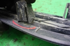 Накладка переднего крыла левого (A172690379) для Mercedes Benz SLK R172 с 2010-2016г (СЛК)