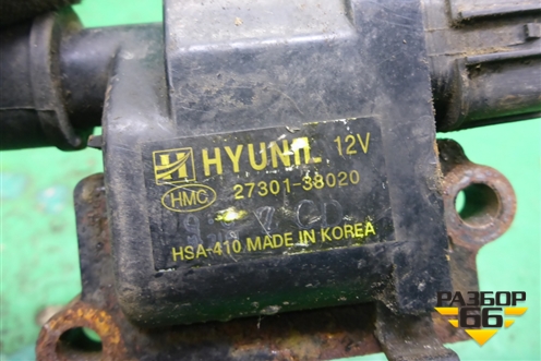 Катушка зажигания (2.0л) (2730138020) для Hyundai Sonata-5 с 2001г (Соната)