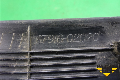 Накладка порога внутренняя заднего левого (6791602020) для Toyota Corolla (E12) с 2001-2007г (Королла 120)