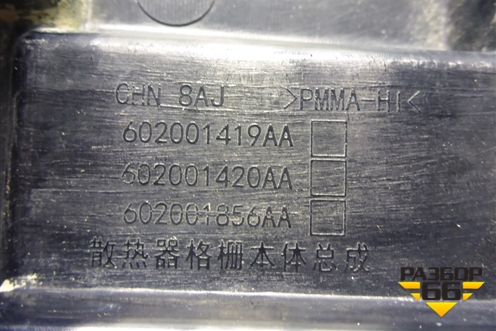 Решетка радиатора (602001419AA) для Kaiyi E5 с 2021г