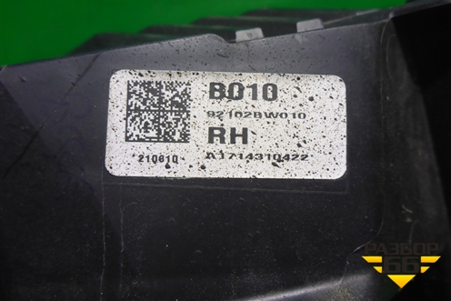 Фара правая (галоген) (92101BW010) для Hyundai Creta с 2021г (Крета)