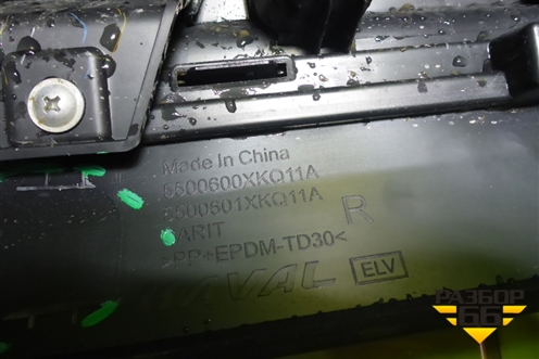 Накладка двери передней правой (после 2022г) (5500600XKQ11A) для Haval F7 с 2019г (Ф7)