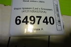 Фара правая (Led с блоками) (4121105XST01A) для Haval Jolion с 2021г (Джолион)