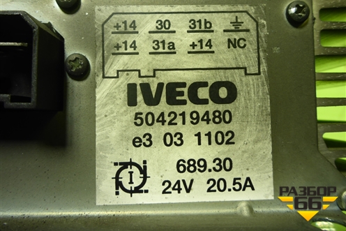 Преобразователь напряжения (504219480) для Iveco Stralis с 2007г (Стралис)