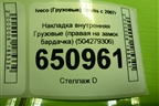 Накладка внутренняя  (правая на замок бардачка) (504279306) для Iveco Stralis с 2007г (Стралис)