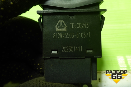 Кнопка люка (812W255036103) для Sitrak C7H (С7Н)