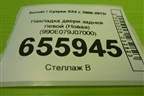 Накладка двери задней левой (Новая) (990E079J07000) для Suzuki SX4 с 2006-2013г (СХ4)