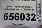 Крыло переднее левое передняя часть (2599543) для Scania 6 R Series с 2016г