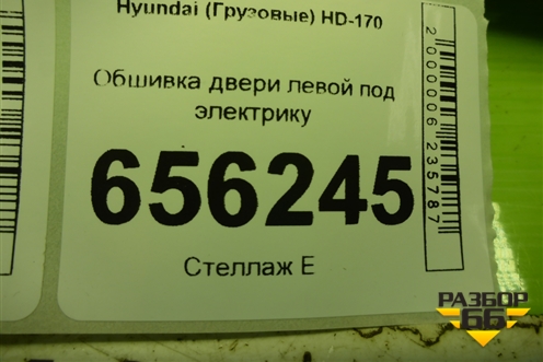 Обшивка двери левой под электрику (811217A000) для Hyundai HD-170 с 2004г