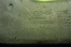 Брызговик задний правый (868423D000) для Hyundai Sonata-5 с 2001г (Соната)