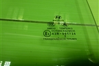 Стекло двери задней левой для Hyundai Sonata-5 с 2001г (Соната)