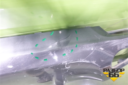 Юбка заднего бампера (2804102CR01) для Changan UNI-K с 2020г (Юни К)