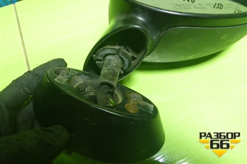 Зеркало правое электрическое (на 3 контакта) для Mini Cooper R50/52/53 (Купер)