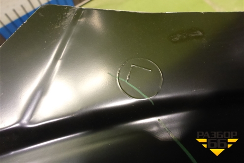 Кузовной элемент (арка внутренняя задняя левая, новая) (6163260080) для Toyota Land Cruiser (200) с 2008г (Ленд Крузер)