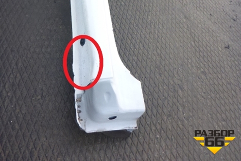 Порог со стойкой правый (713224YD00) для Kia Rio с 2011-2016г (Рио 3)