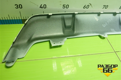 Накладка заднего бампера (на юбку M-пакет) (51128089547) для BMW X5 G05 с 2018г (Х5 Г05)