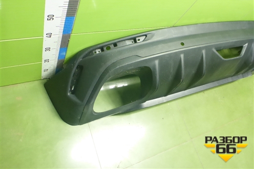 Юбка заднего бампера (до 2023г под парктроник) (6600124618) для Geely Coolray с 2019-2025г (Кулрей)