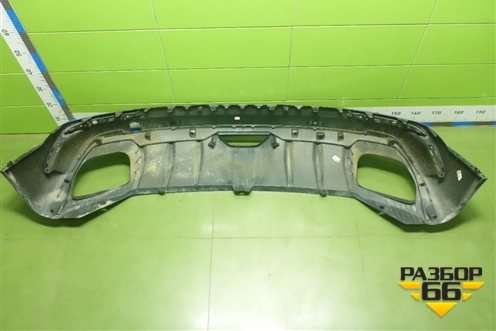 Юбка заднего бампера (до 2023г под парктроник) (6600124618) для Geely Coolray с 2019-2025г (Кулрей)