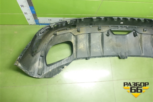 Юбка заднего бампера (до 2023г под парктроник) (6600124618) для Geely Coolray с 2019-2025г (Кулрей)