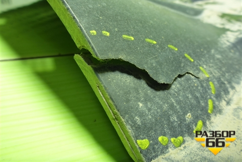 Защита антигравийная левая (842152W000) для Hyundai Santa Fe с 2012-2018г (Санта Фе)