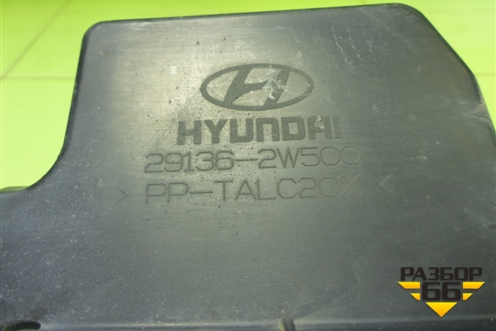 Дефлектор радиатора левый (291362W500) для Hyundai Santa Fe с 2012-2018г (Санта Фе)