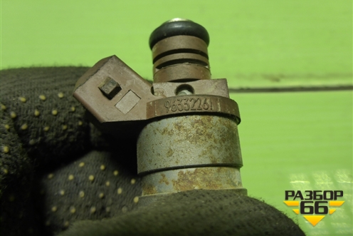 Форсунка инжекторная электрическая (1.6л F16D3) (96332261) для Chevrolet Lacetti с 2003г (Лачетти)