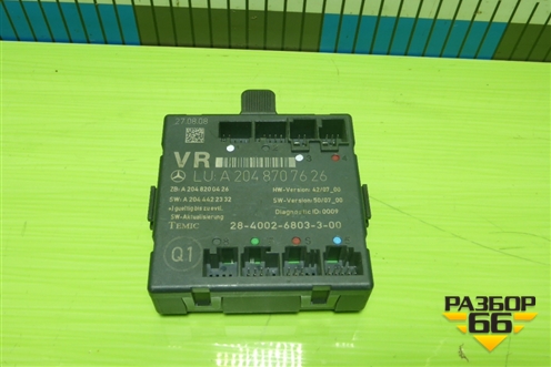 Блок комфорта (передней правой двери) (A2048707626) для Mercedes Benz C-Klass W204 с 2007-2014г (Ц)