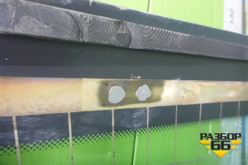 Стекло заднее для Mercedes Benz C-Klass W204 с 2007-2014г (Ц)