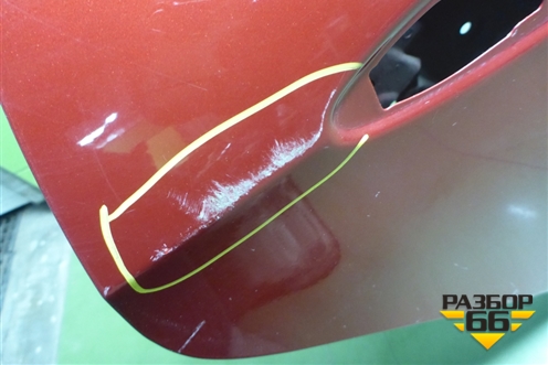 Дверь задняя правая (седан) (770044Y000) для Kia Rio с 2011-2016г (Рио 3)