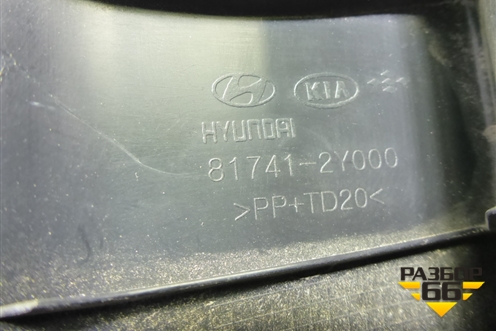 Обшивка двери багажника (правая) (817412Y000) для Hyundai ix 35 с 2010г (Ай икс 35)