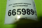 Диск тормозной передний вентилируемый (4F0615301E) для Audi A6 (C6) с 2004-2011г (А6)