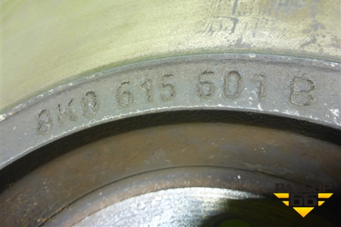 Диск тормозной задний (не вентилируемый) (8K0615601B) для Audi A4 (В8) с 2007-2015г (А4)