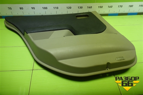 Обшивка двери задней левой под электрику (со шторкой седан) (156016642) для Renault Megane 2 с 2002-2009г (Меган)