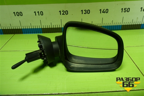 Зеркало правое механическое для Renault Logan с 2004-2015г (Логан)