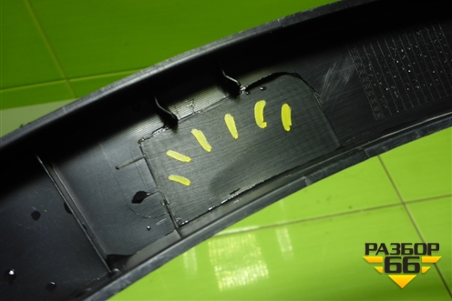 Накладка заднего крыла правого (01862763) для Geely Atlas с 2016-2022г (Атлас)