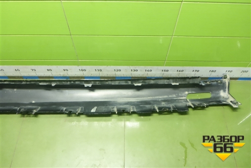 Накладка на порог наружная левая (М-Пакет) (51778069983) для BMW X7 G07 с 2018г (Х7 Г07)