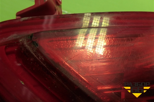 Фонарь в задний бампер левый (после 2014г седан) (924054L700) для Hyundai Solaris с 2010-2016г (Солярис)