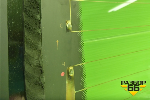 Стекло заднее (лифтбек) (5E5845049AANVB) для Skoda Octavia (A7) с 2013г (Октавия)