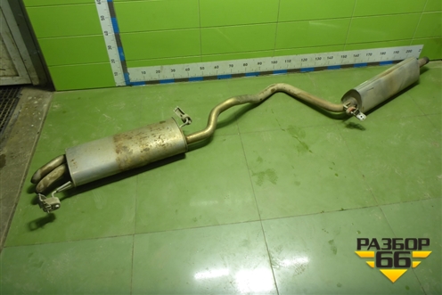 Глушитель (1.4л CZD) (5Q5253611AB) для Skoda Octavia (A7) с 2013г (Октавия)