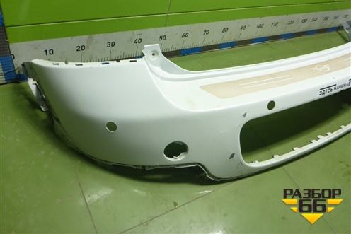 Бампер задний (под парктроник) (51129801880) для Mini Countryman R60 с 2010г (Кантримен)