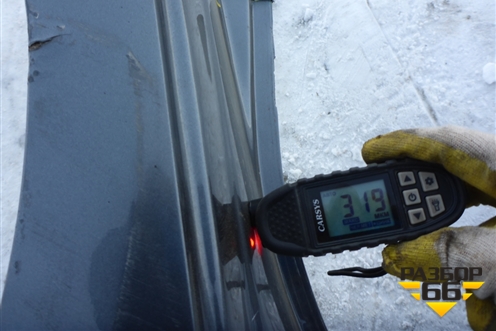 Порог со стойкой правый (лифтбек) для Skoda Octavia (A7) с 2013г (Октавия)