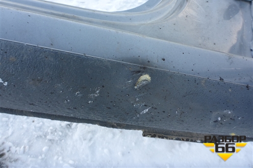 Порог со стойкой правый (лифтбек) для Skoda Octavia (A7) с 2013г (Октавия)