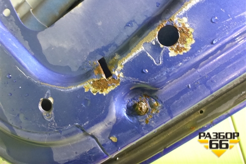 Дверь задняя правая для Chevrolet Lanos с 2004г (Ланос)