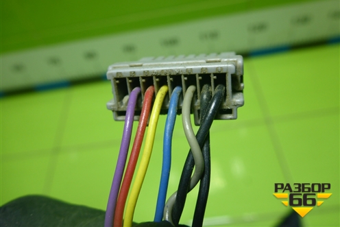 Зеркало левое электрическое (7 контактов) для Nissan Qashqai (J10E) с 2006-2013г (Кашкай)