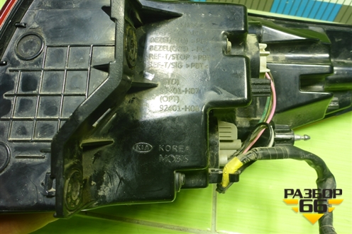 Фонарь задний наружный левый (после 2020г Led Х-Line) (92401H0800) для Kia Rio с 2017г (Рио 4)