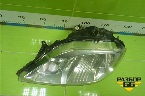 Фара левая (после 2009г галоген) для Renault Logan с 2004-2015г (Логан)