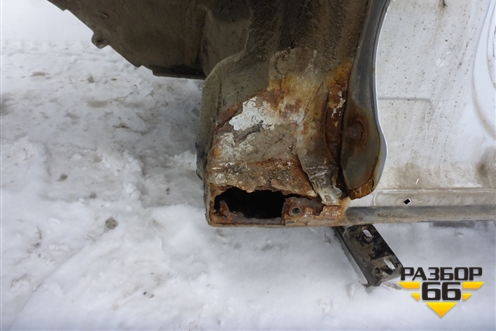 Лонжерон передний левый для Volkswagen Touareg c 2002-2010г (Туарег)