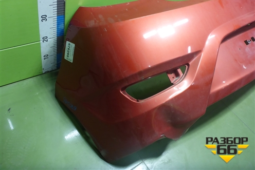 Бампер задний (до 2014г хетчбэк) (866114L200) для Hyundai Solaris с 2010-2016г (Солярис)